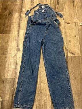 Calvin Klein Blue Denim Overalls